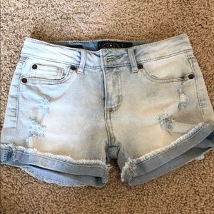 lucky brand girls jean shorts!!